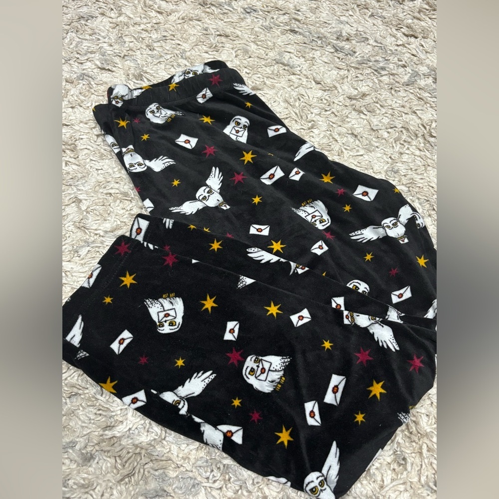 Harry Potter Women’s Pajama Pants Owl Hedwig Size 12 14
